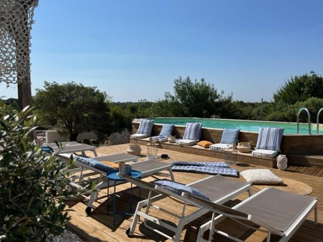 Le Domaine Du Cade-Gites D'Exception 4Etoiles "La Villa Du Cade" Cazevieille Exteriér fotografie