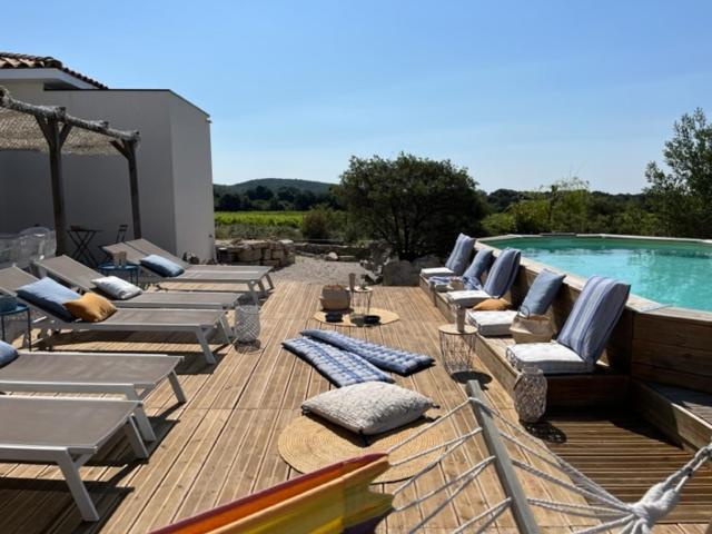 Le Domaine Du Cade-Gites D'Exception 4Etoiles "La Villa Du Cade" Cazevieille Exteriér fotografie
